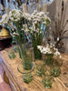Vase green glass
