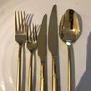 Italian set of Gold cutlery