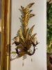 Wall sconce French gilt pair