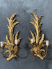 Wall sconce French gilt pair