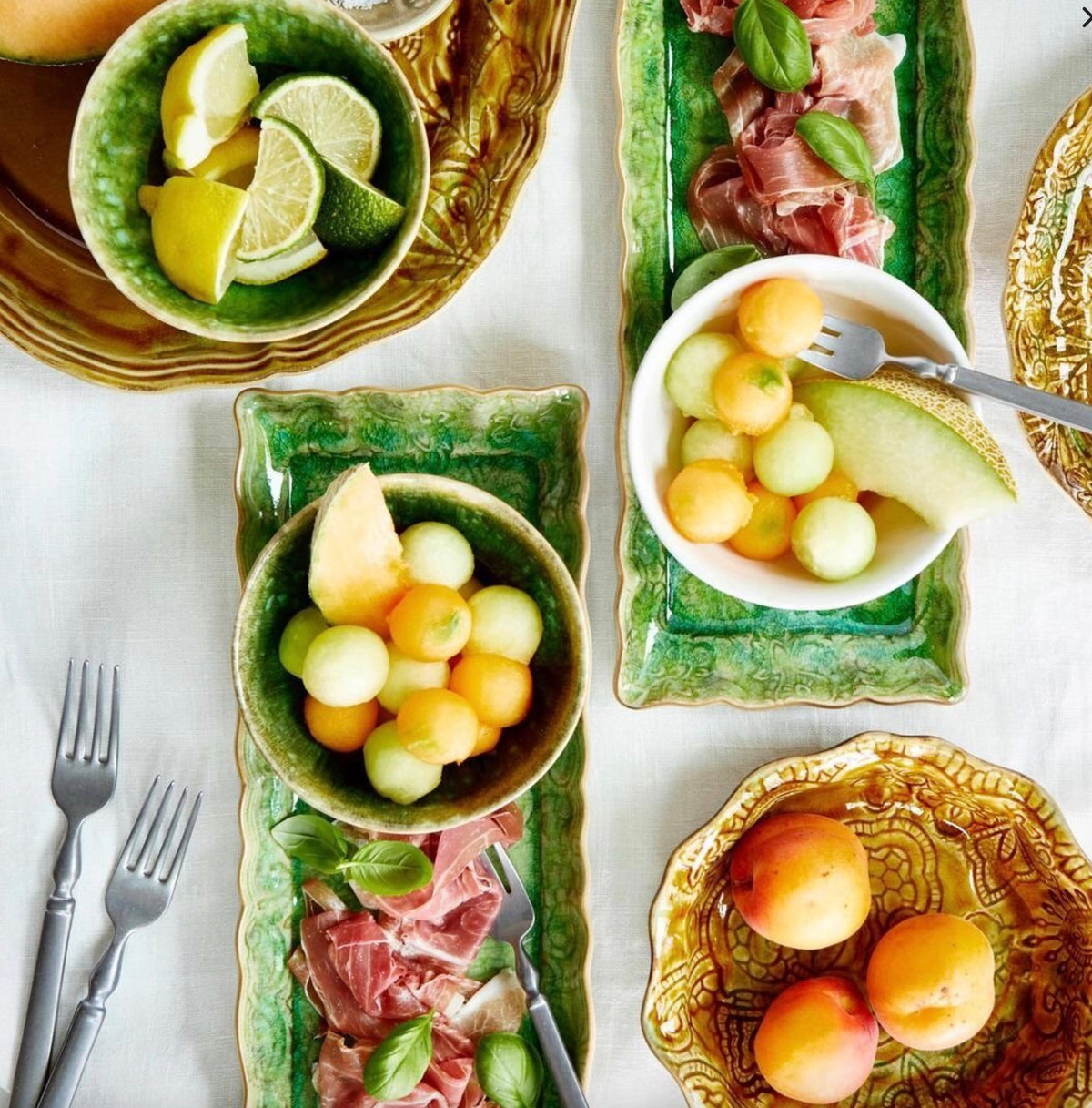 Sthal Ceramic Rectangle long platter
