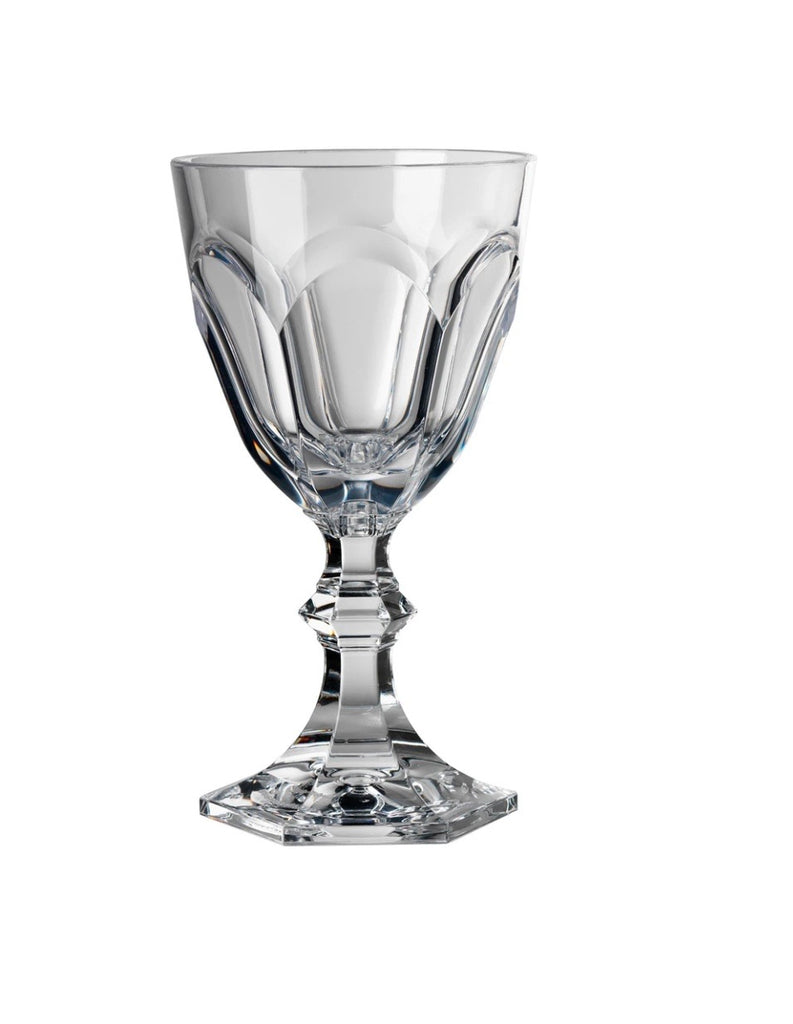 Mario L wine glass set of 6 clear