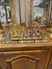Tray gold mirror rectangle