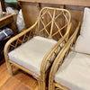 RESERVED Cane vintage armchairs pair