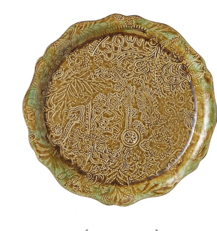 Sthal Ceramic platter round 35cm