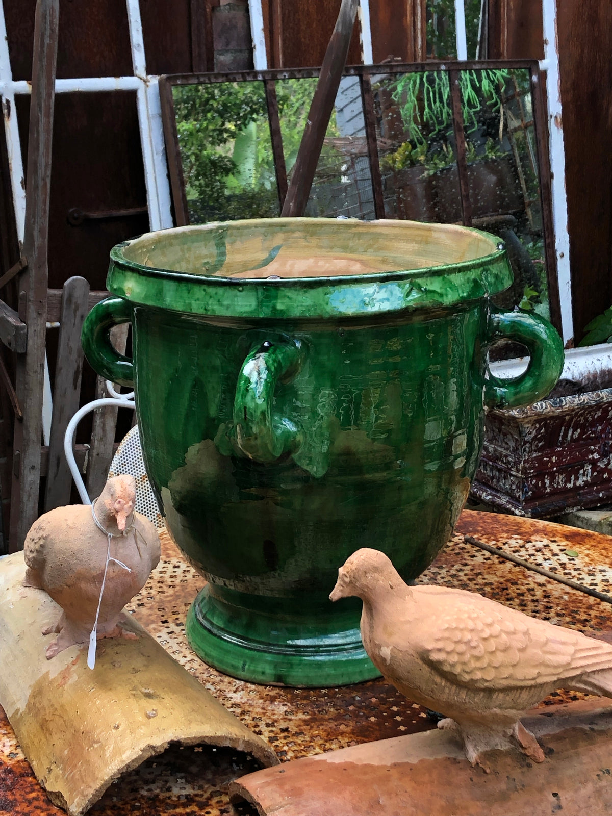 Terracotta Bird Tile